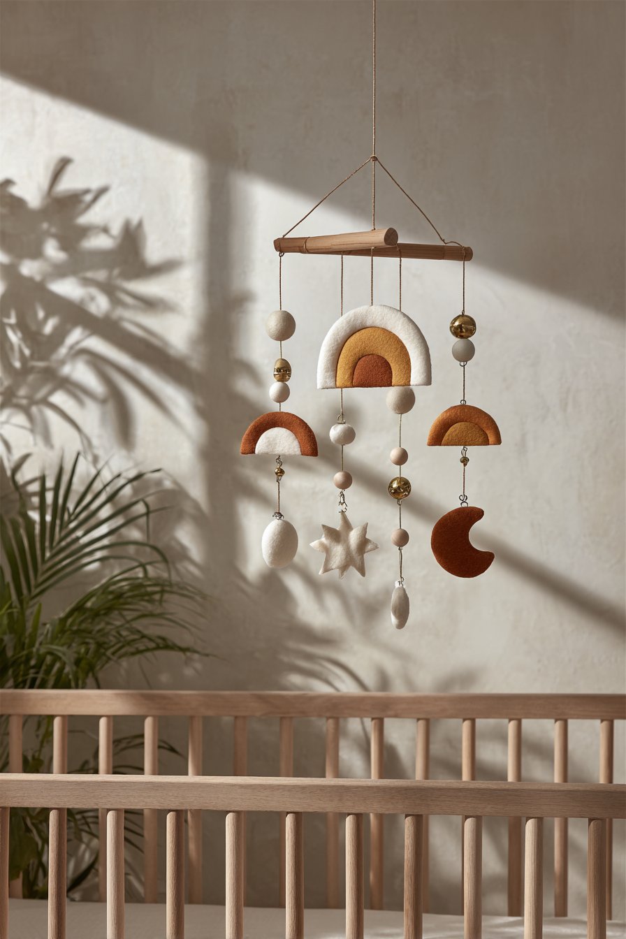 Handcrafted Mobile with Natural Elements