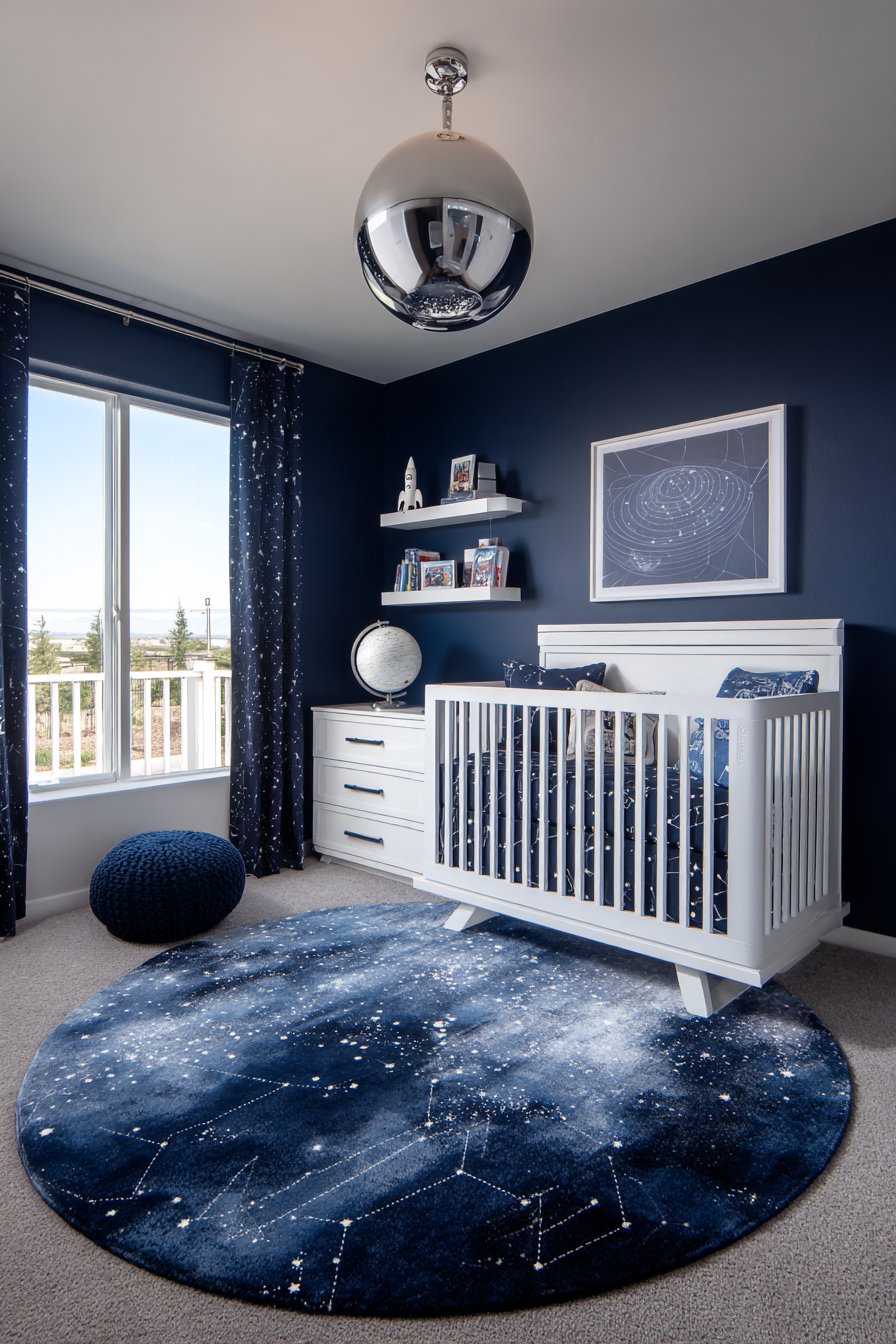 Cosmic Charcoal Space Theme