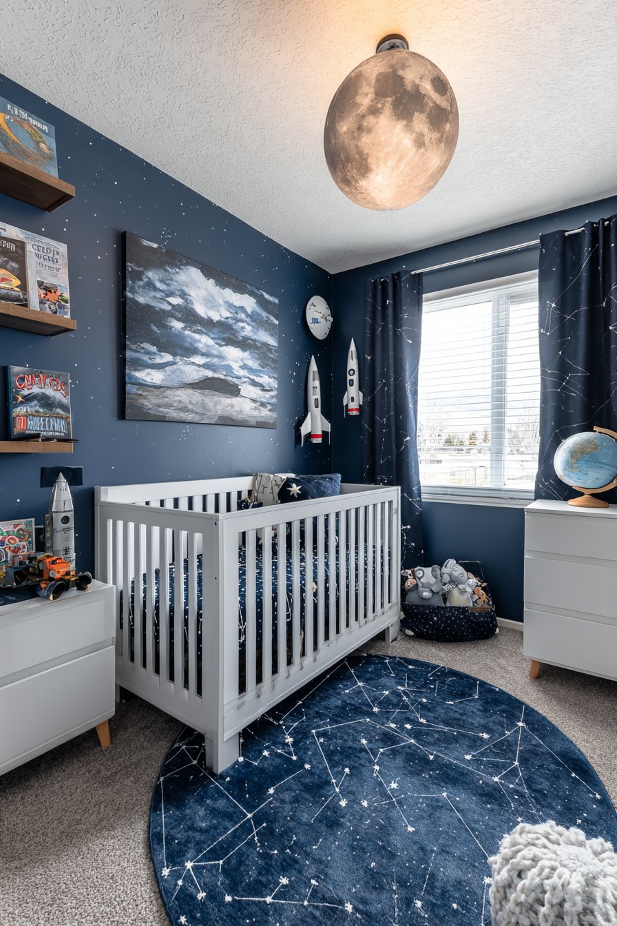 Cosmic Charcoal Space Theme