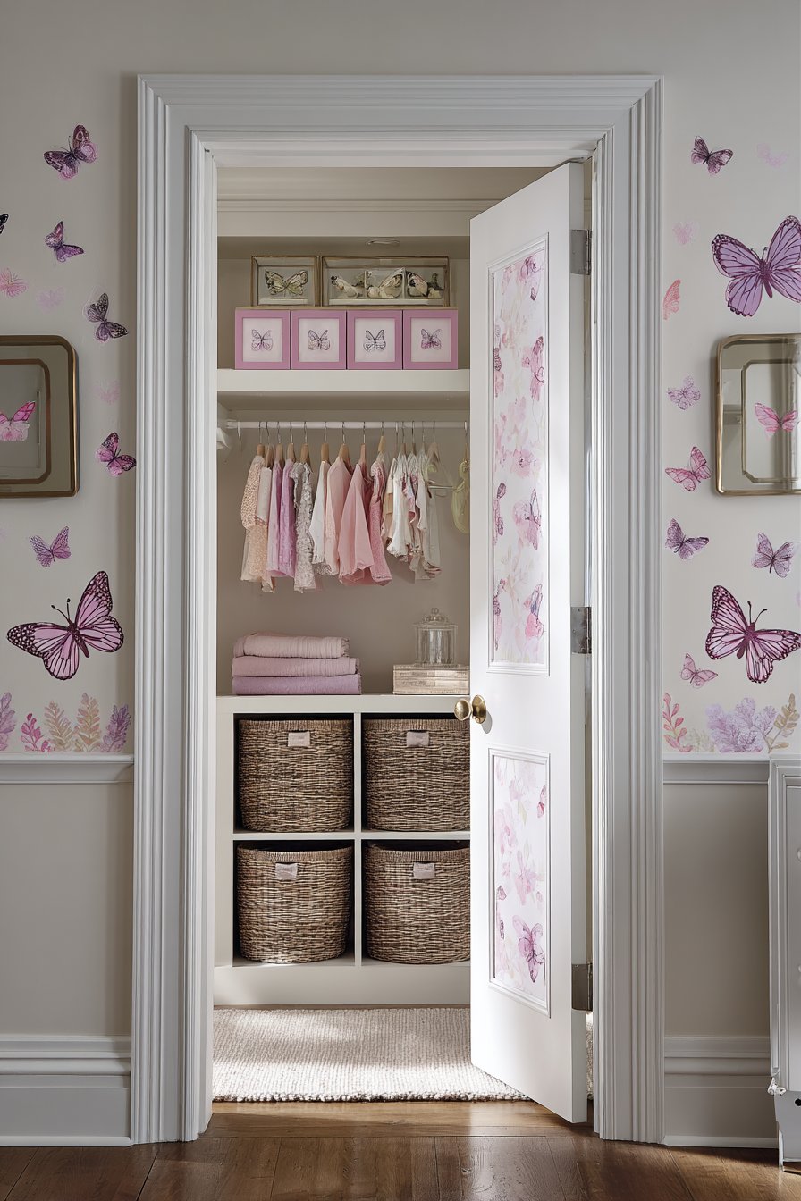 Organized Closet System with Themed Details