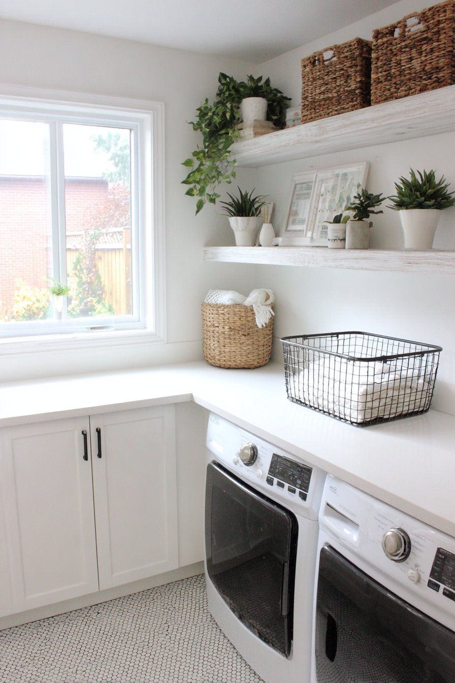 Bright Monochromatic White Corner