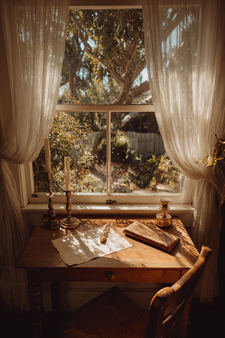 Small Writing Desk Workspace