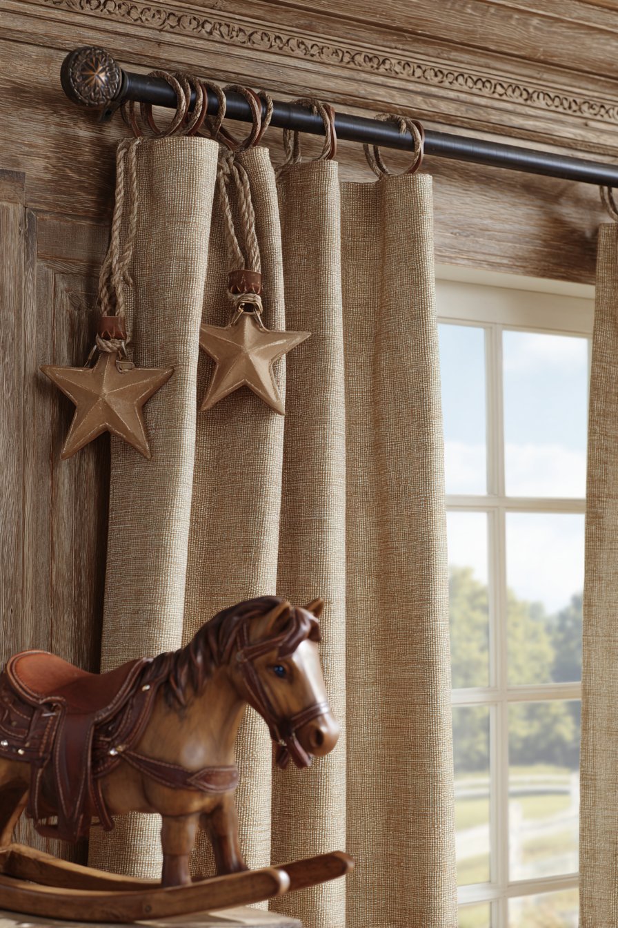 Natural Linen Window Treatments
