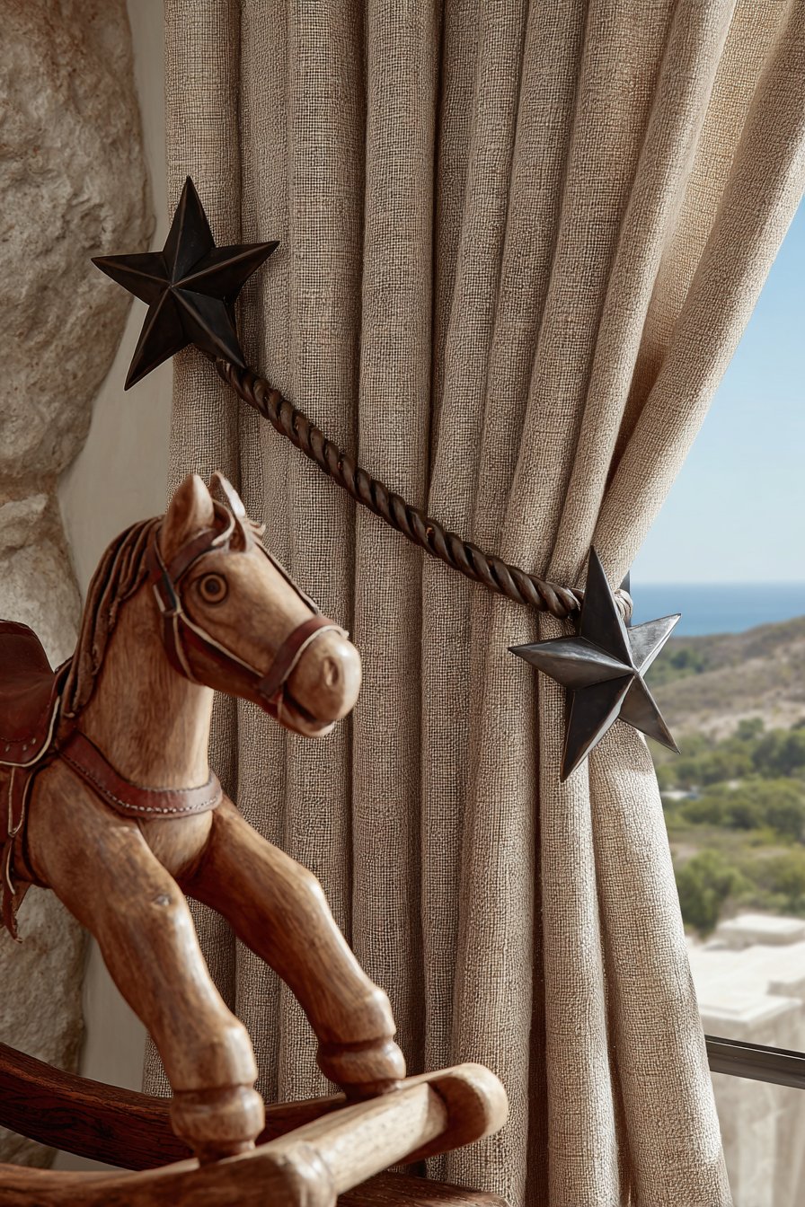 Natural Linen Window Treatments