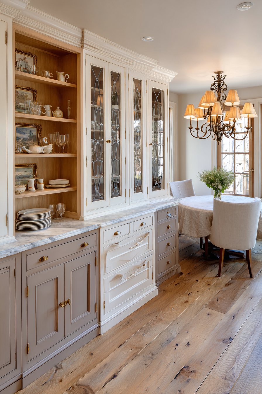 Two-Toned Cabinetry with Soapstone