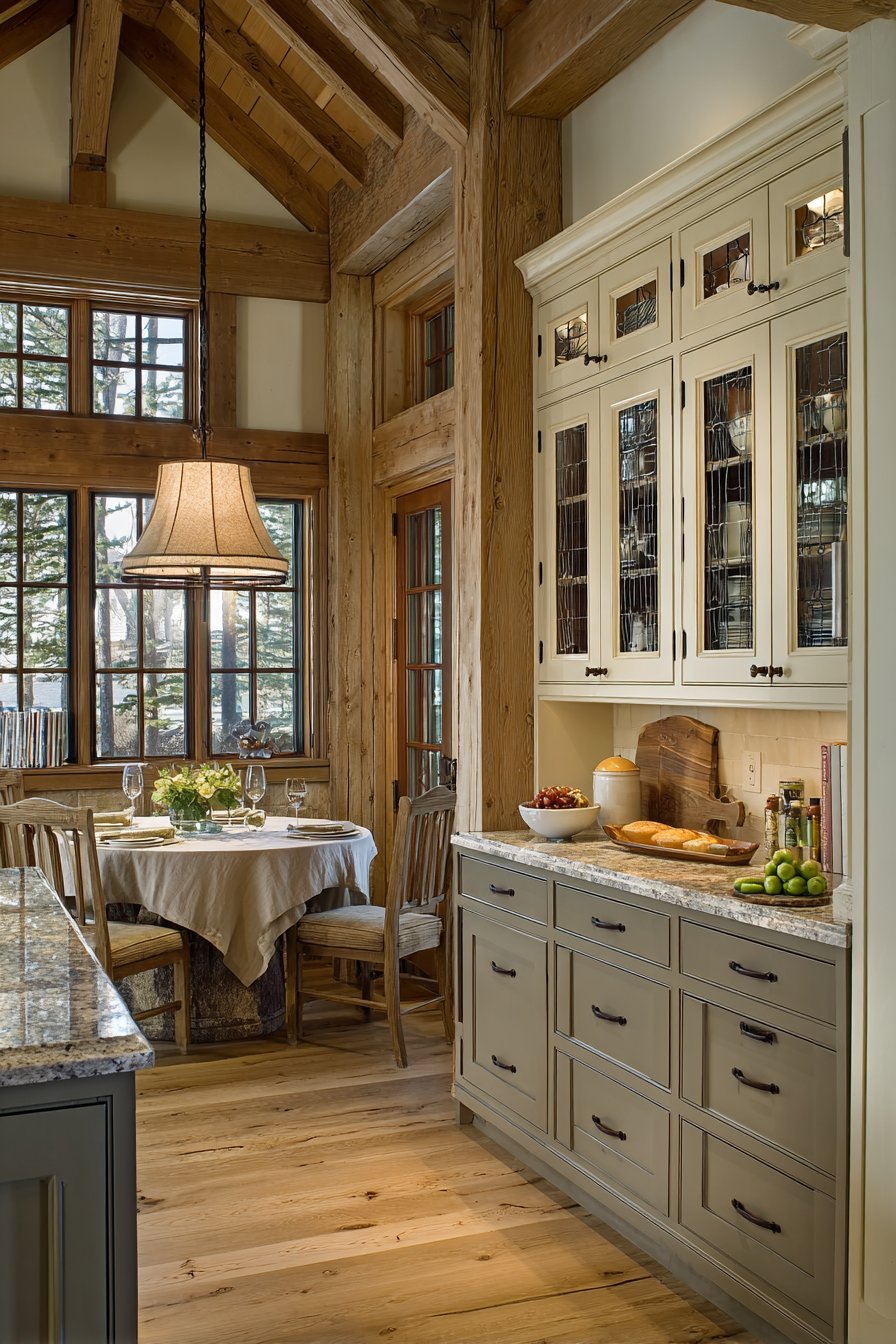 Two-Toned Cabinetry with Soapstone