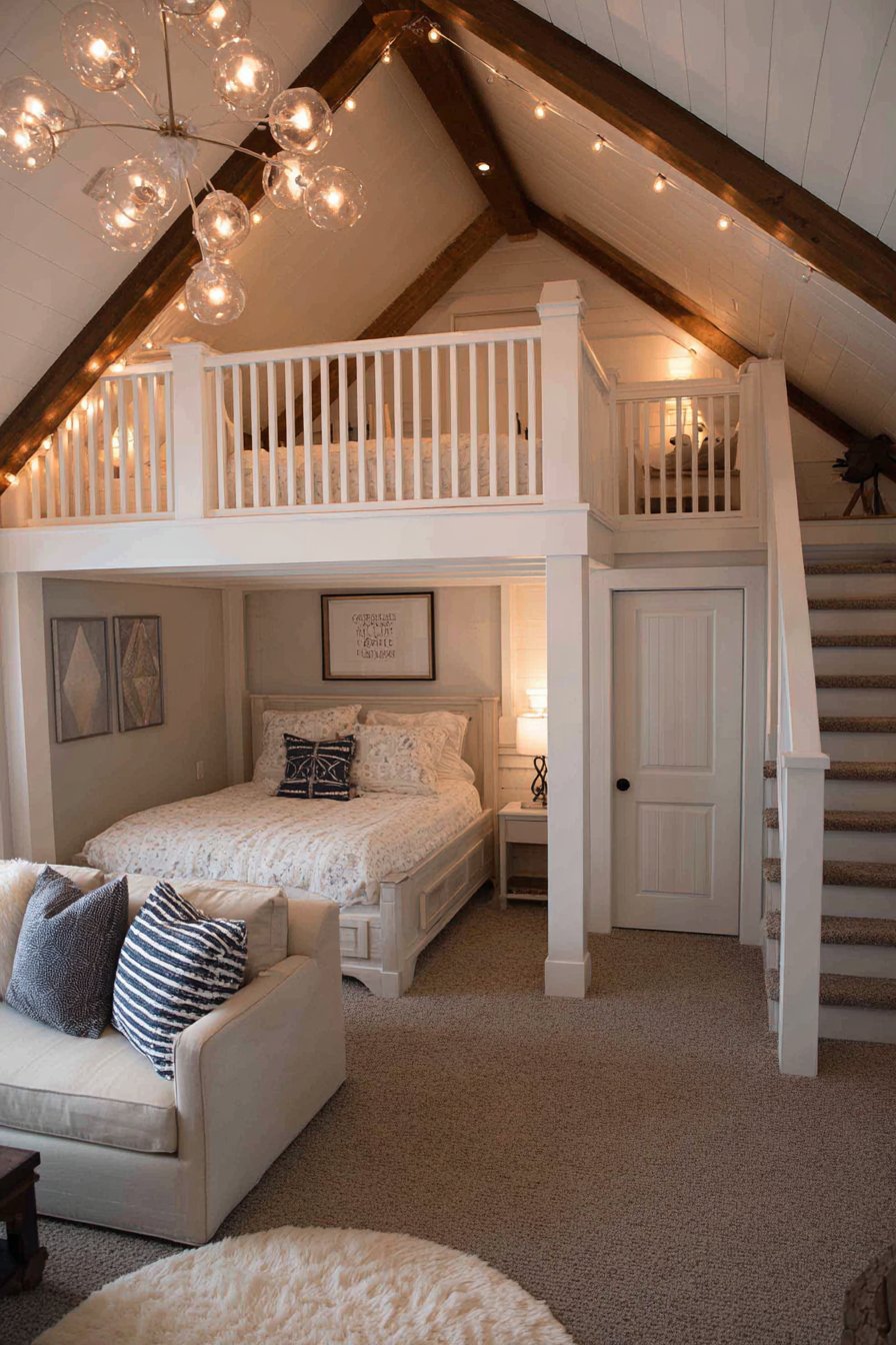 Space-Saving Loft Bed Design