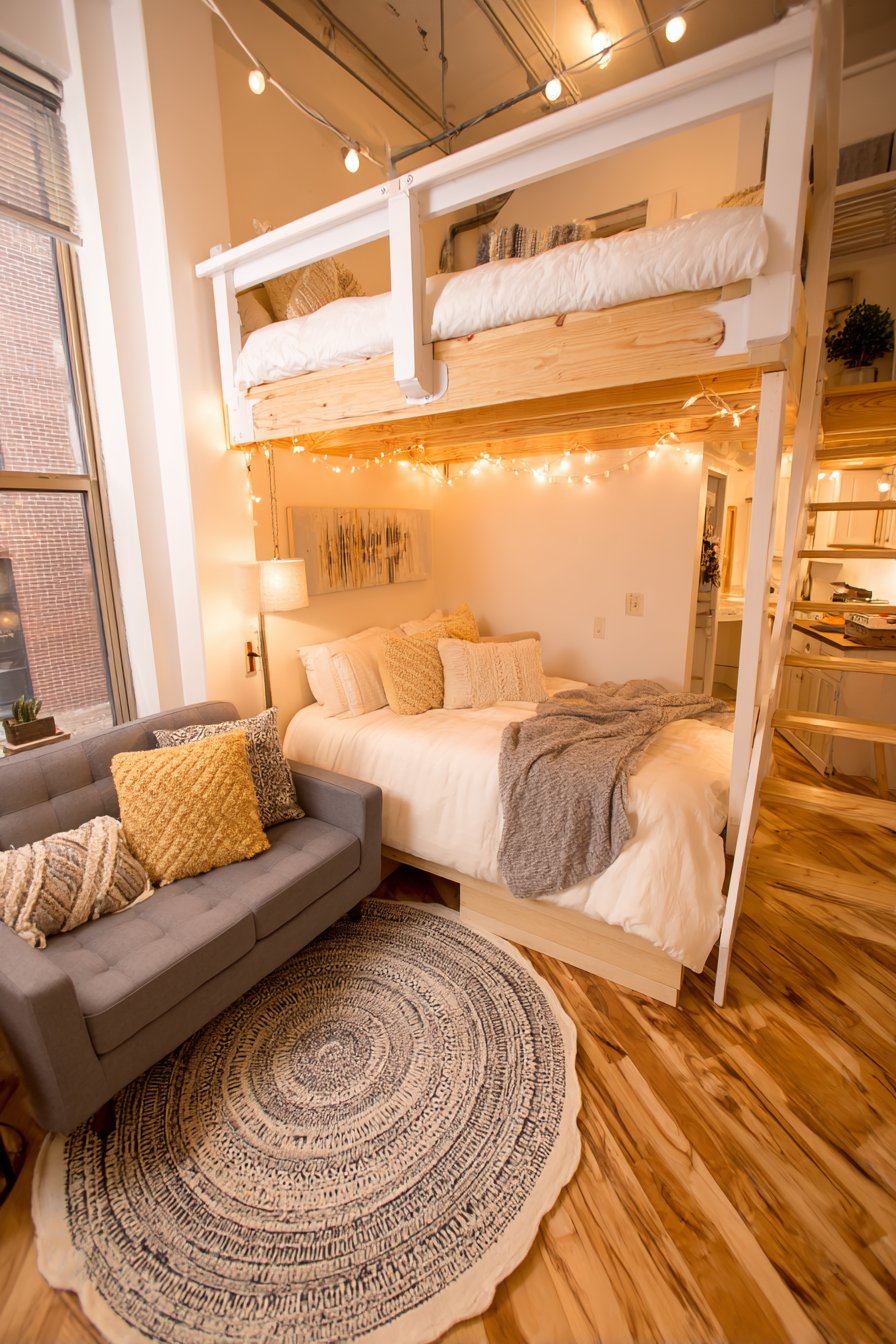 Space-Saving Loft Bed Design