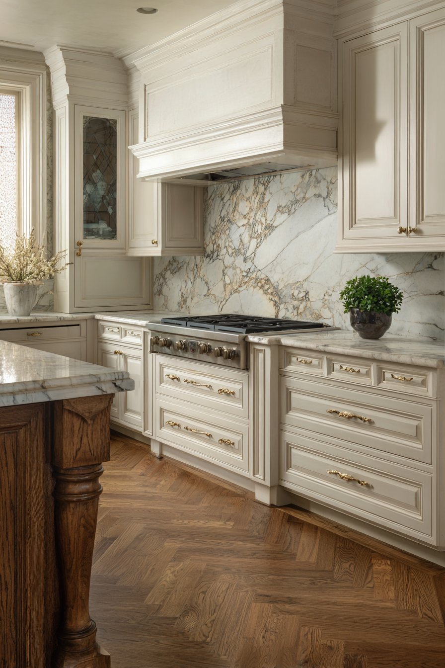 Book-Matched Marble Drama