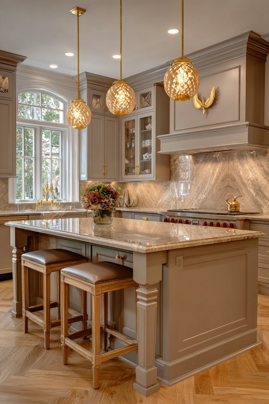 Book-Matched Marble Drama