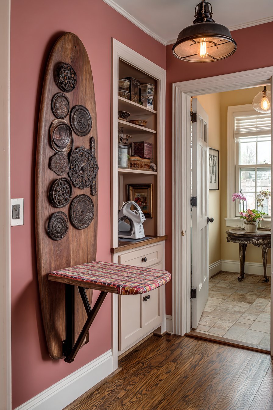 Vintage Ironing Area Integration