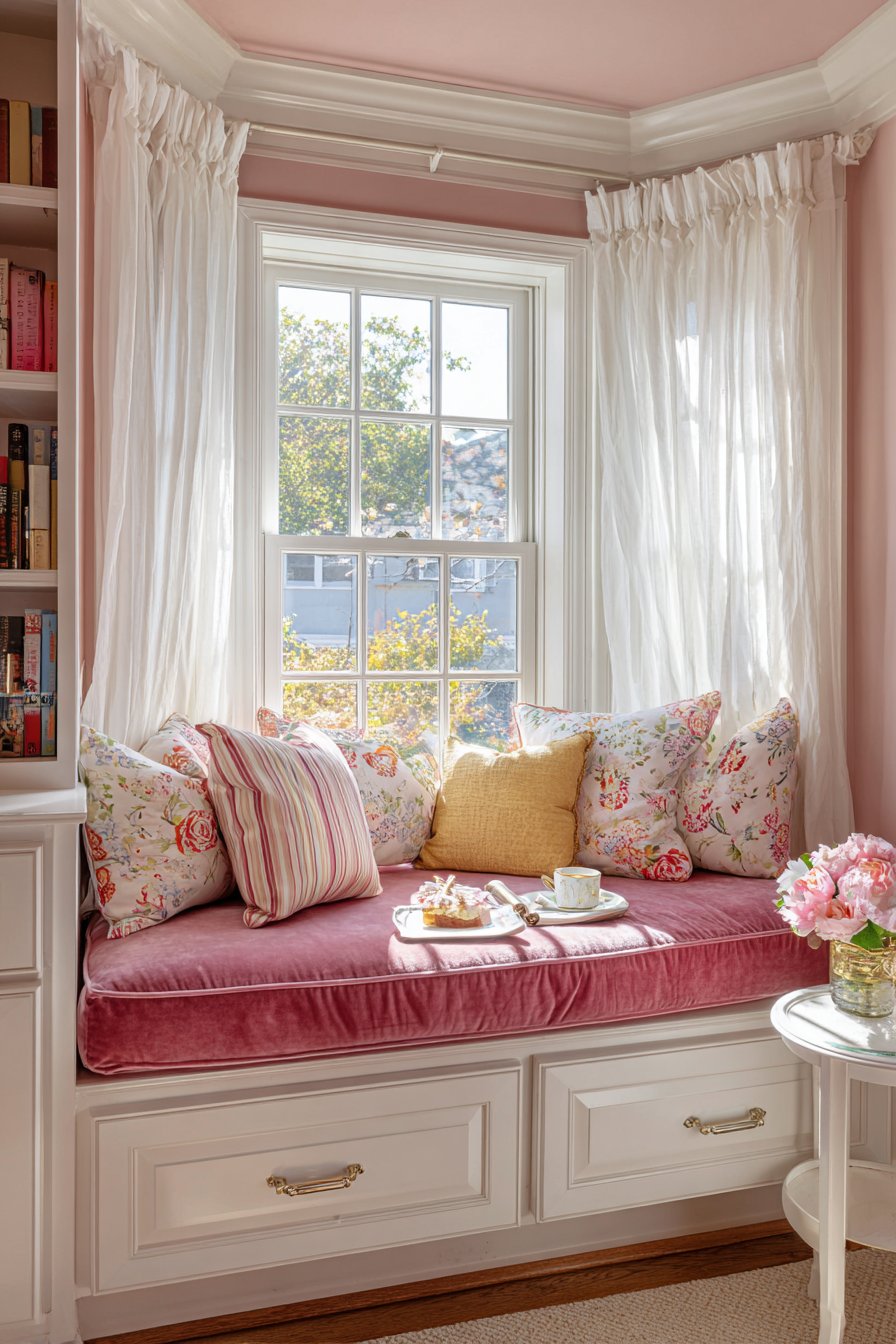 Window Seat with Hidden Storage