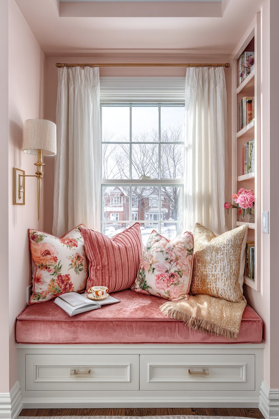 Window Seat with Hidden Storage