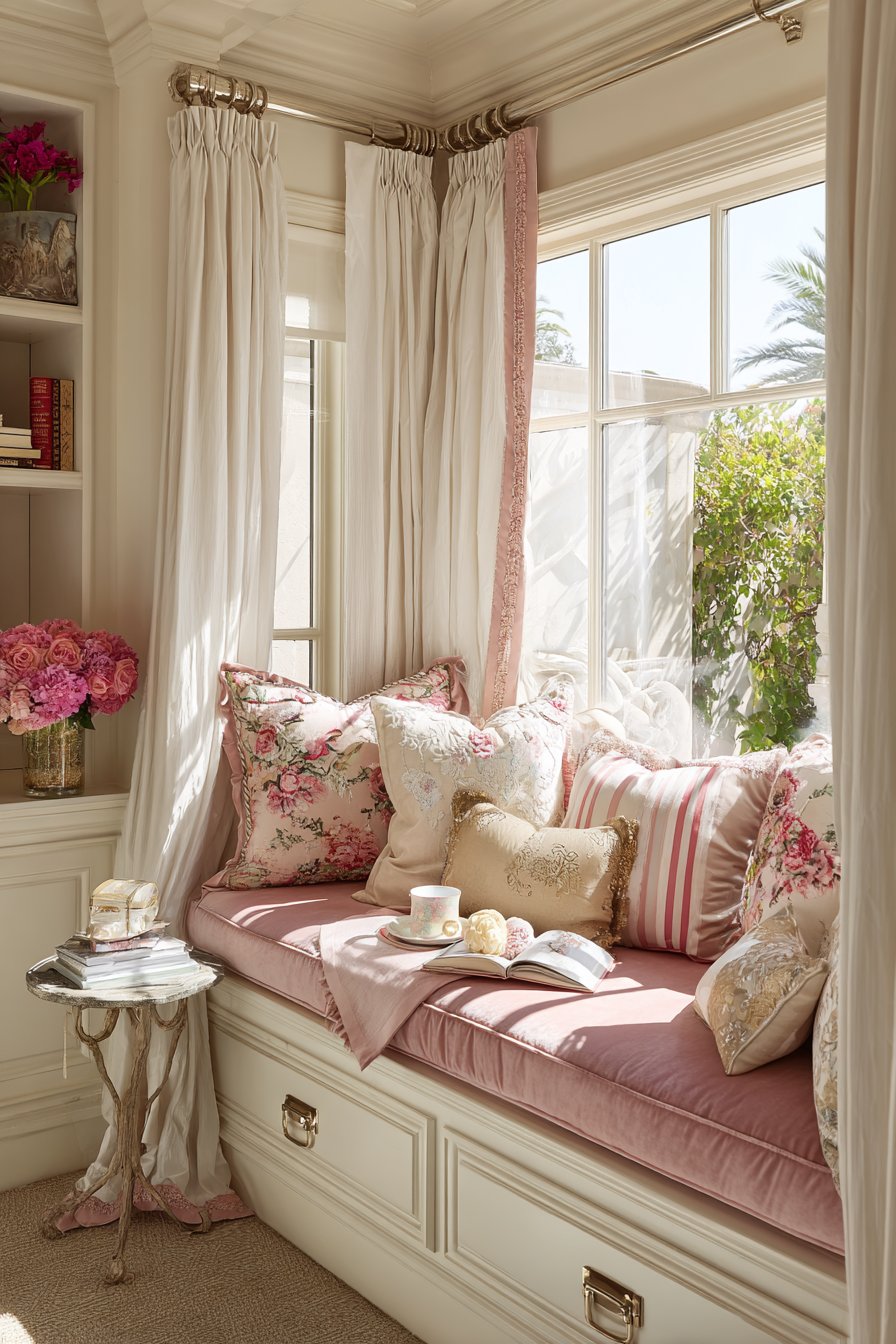 Window Seat with Hidden Storage