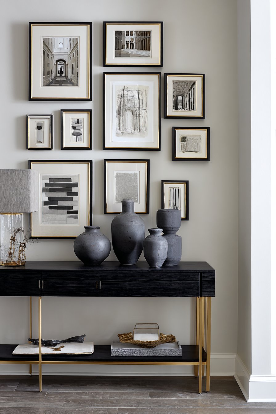 Curated Gallery Wall Display