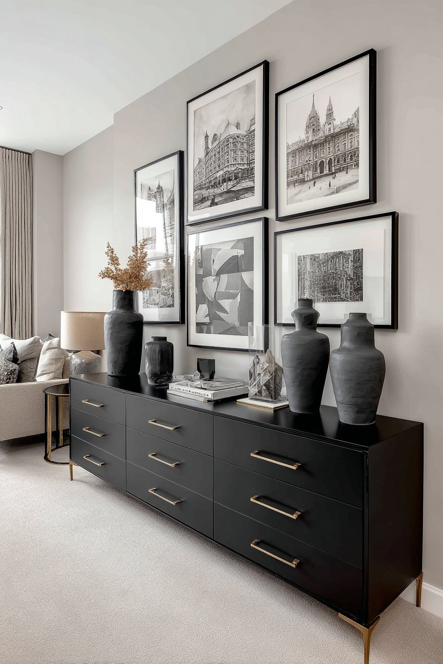 Curated Gallery Wall Display