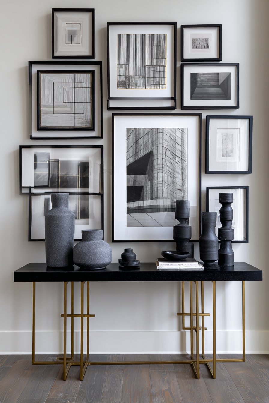 Curated Gallery Wall Display