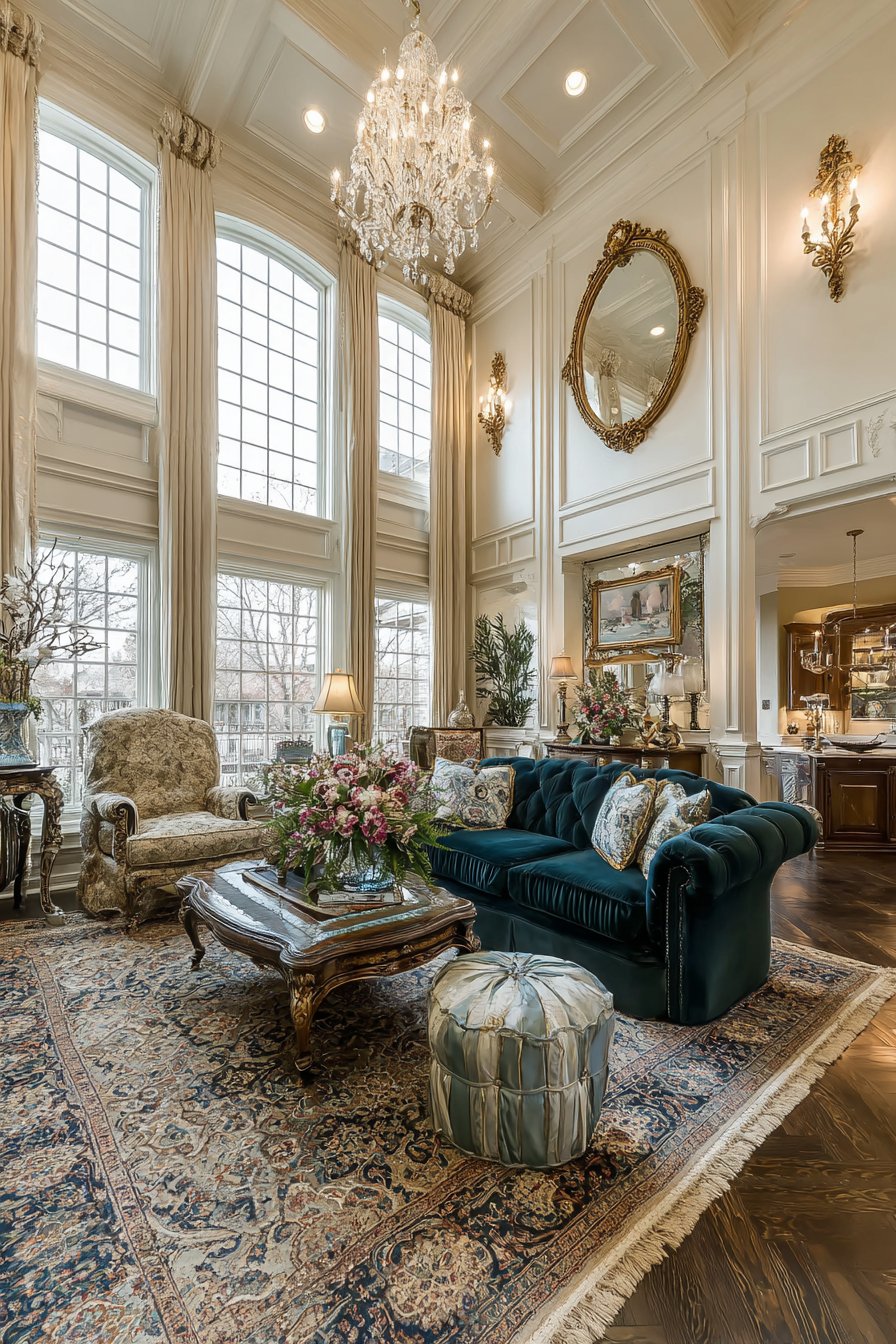 Traditional Ornate Gilt-Framed Mirror Collection