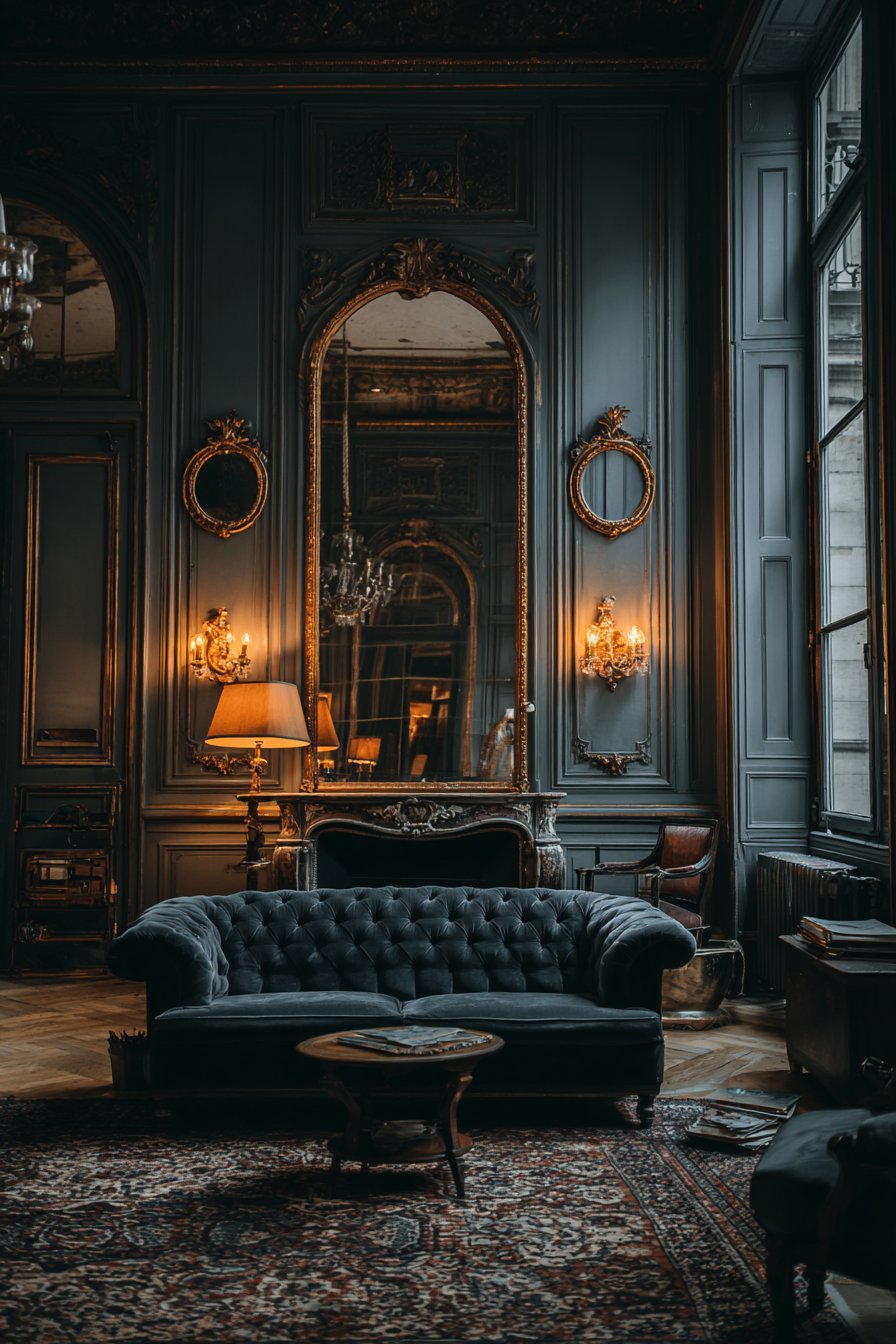 Traditional Ornate Gilt-Framed Mirror Collection