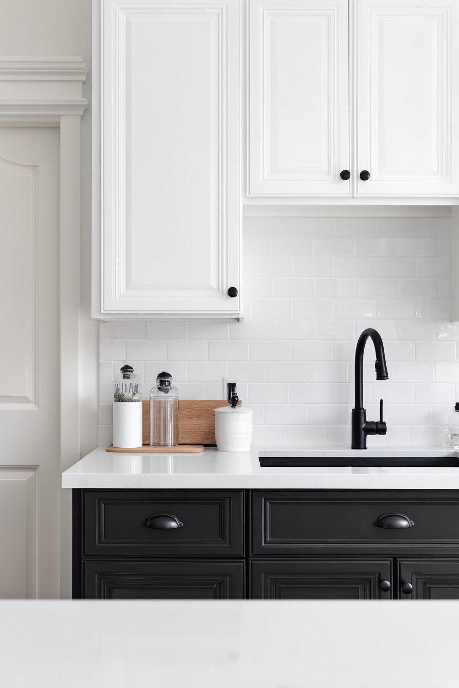 Bold Black and White Contrast Design