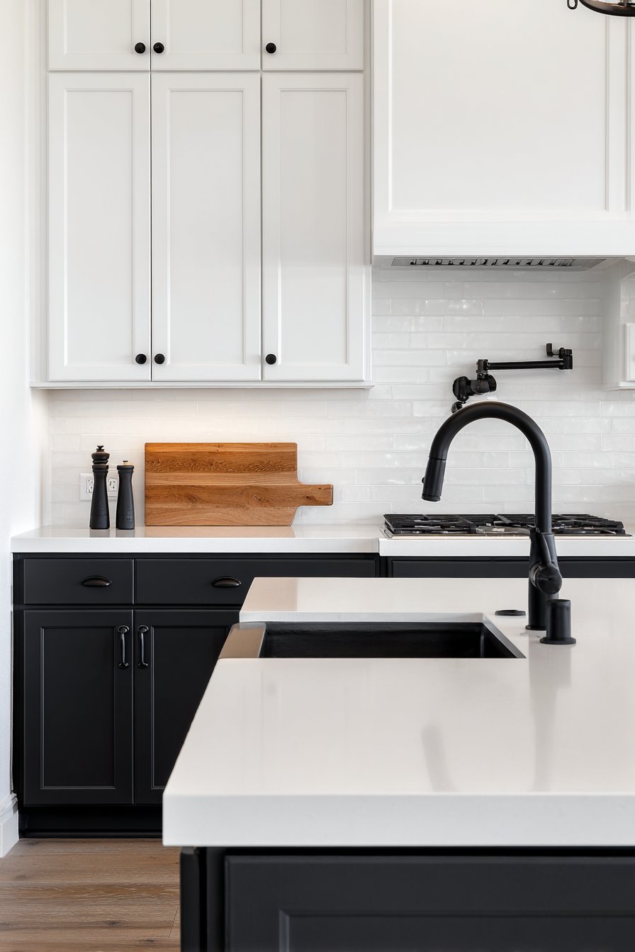 Bold Black and White Contrast Design