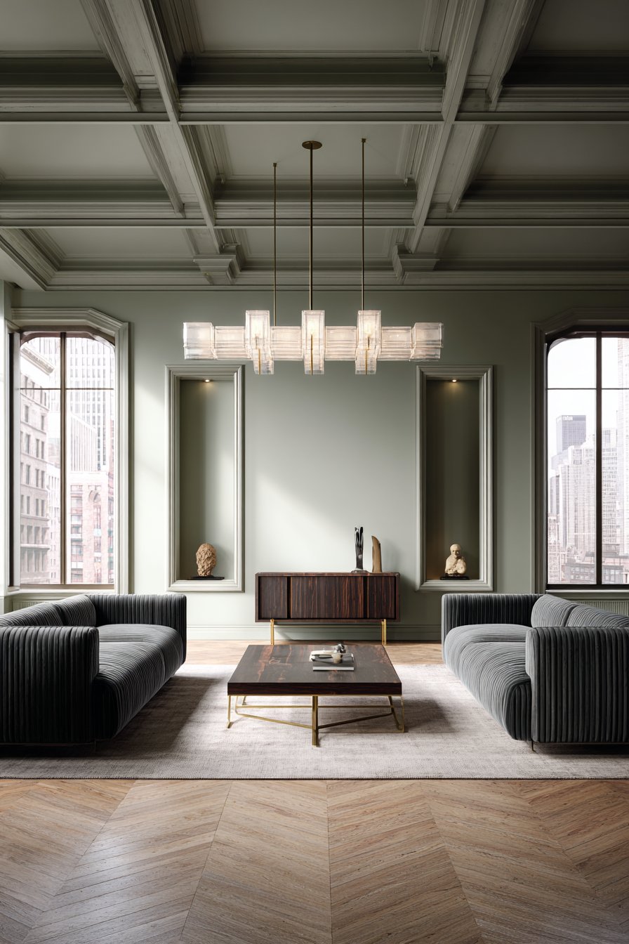 Symmetrical Sophistication with Double-Height Drama