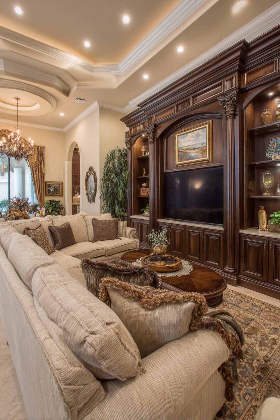 Entertainment Center Traditional Integration