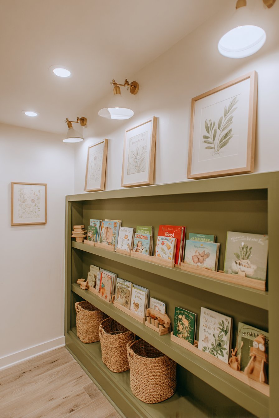 Custom Built-In Shelving for Storage Solutions