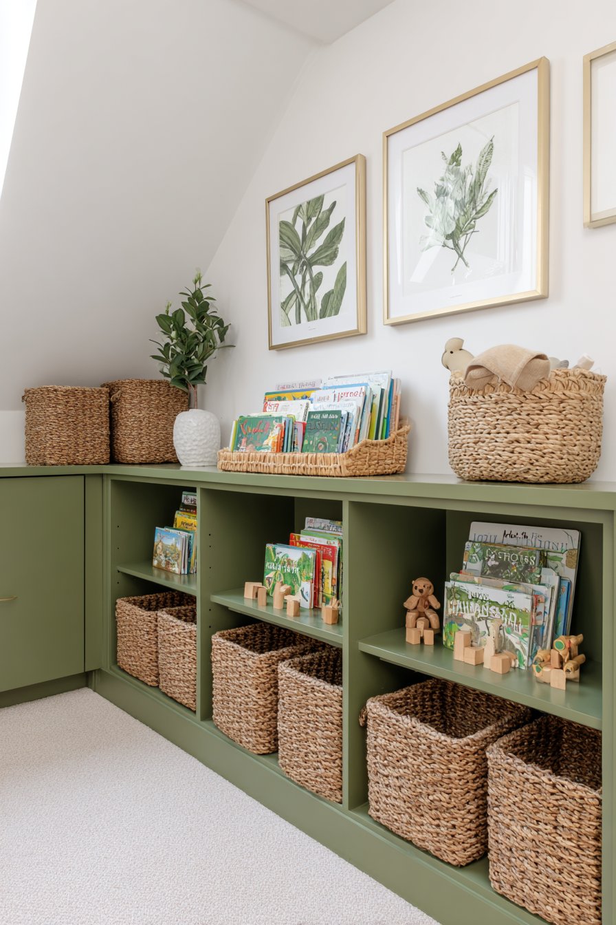 Custom Built-In Shelving for Storage Solutions