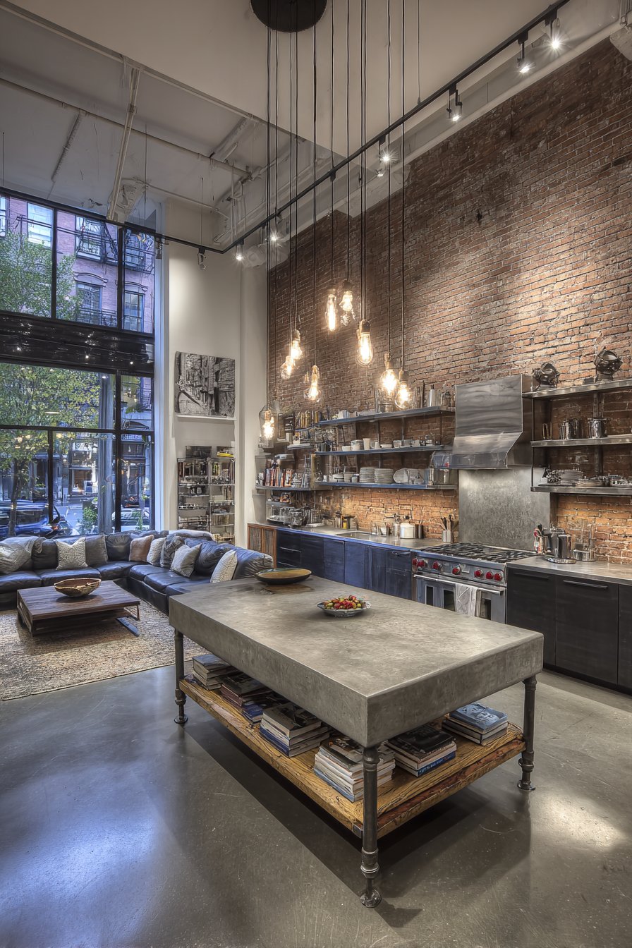 Minimalist White Gloss with Carrara Marble