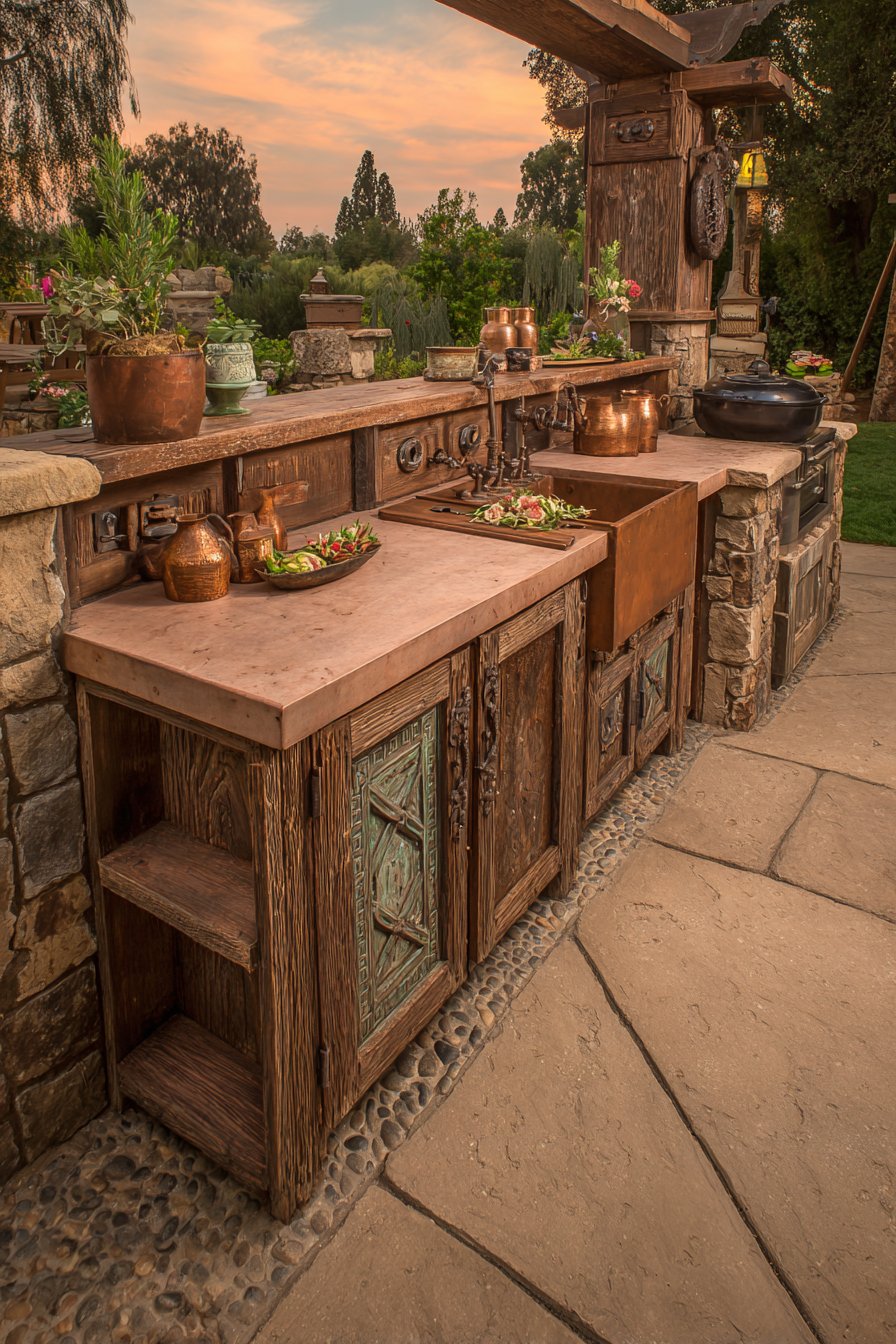 Rustic Farmhouse with Reclaimed Materials