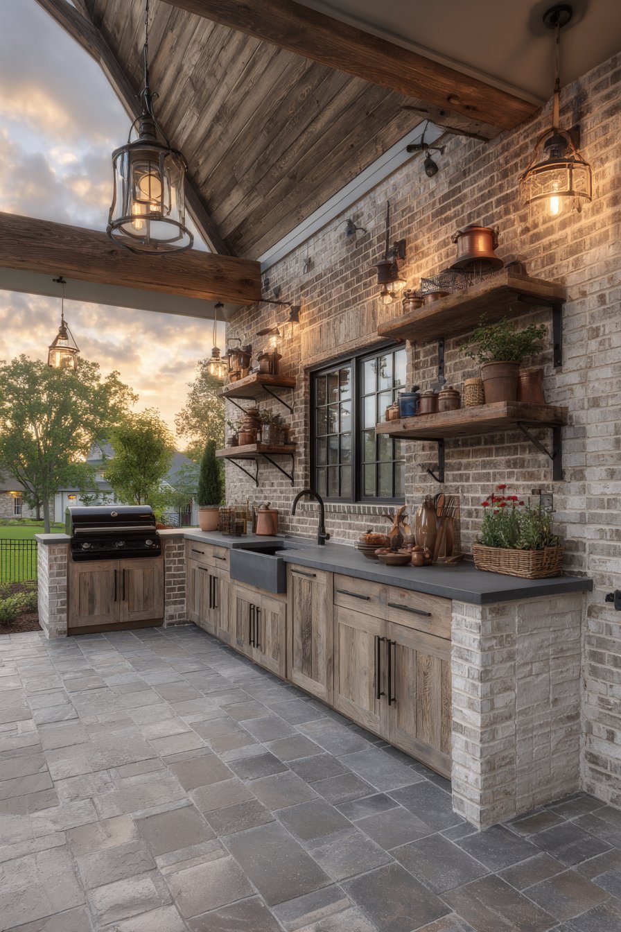 Rustic Farmhouse with Reclaimed Materials