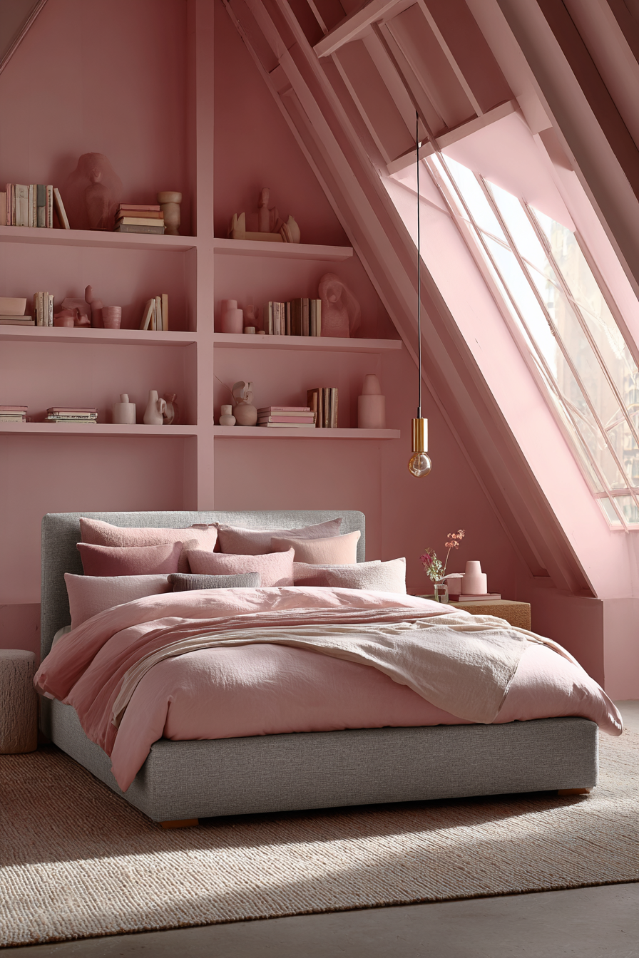 Innovative Pink Ceiling Design