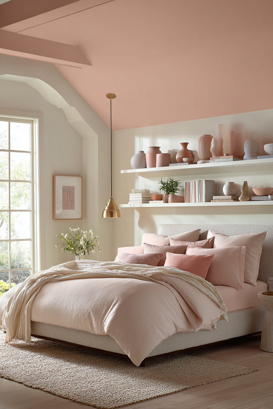 Innovative Pink Ceiling Design