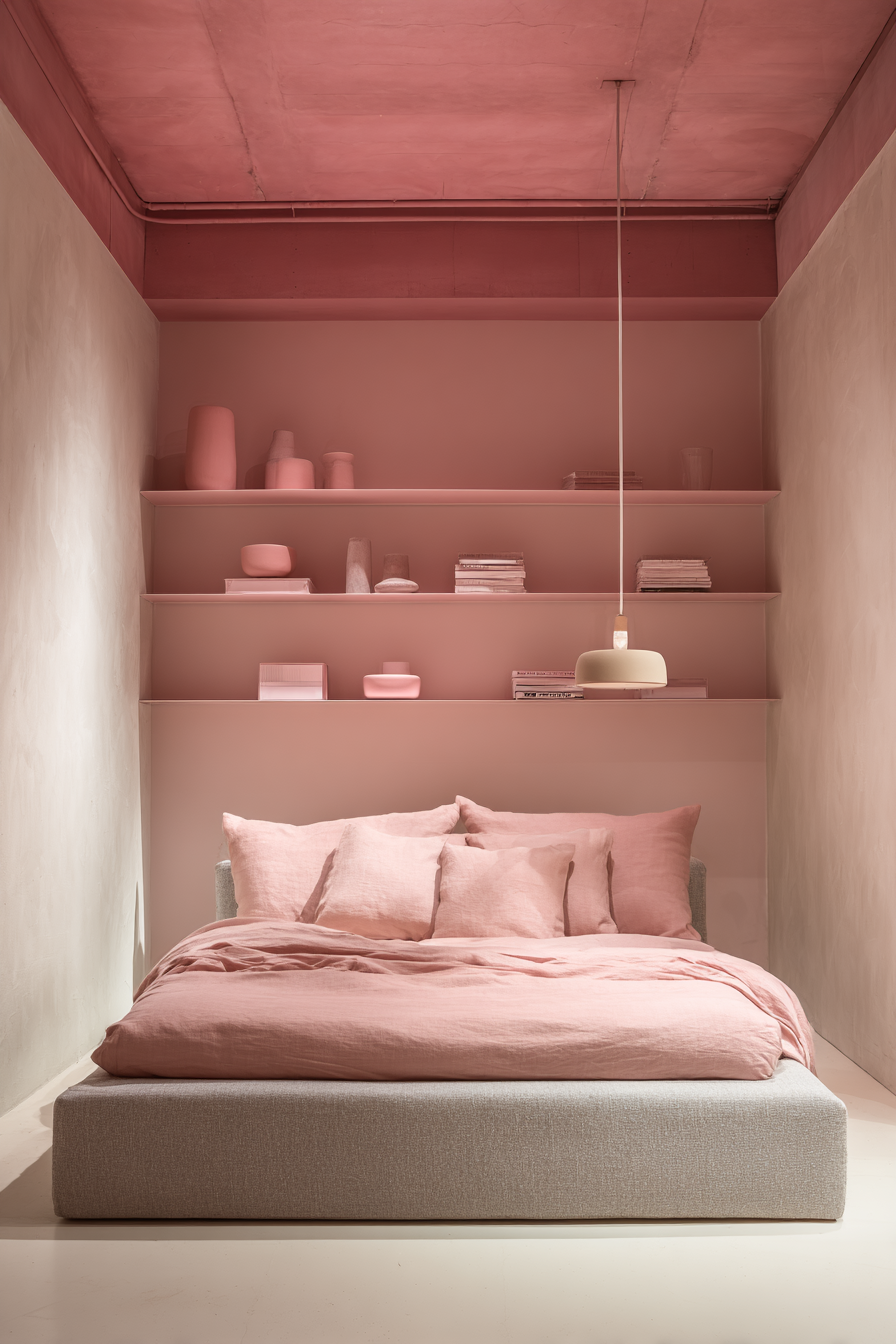 Innovative Pink Ceiling Design