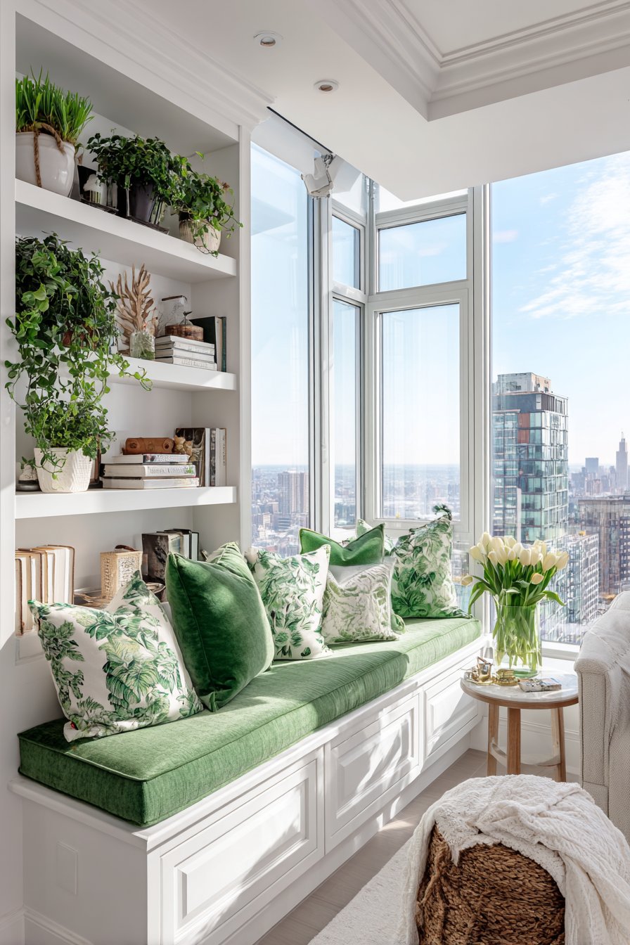 Built-In Window Seat Garden