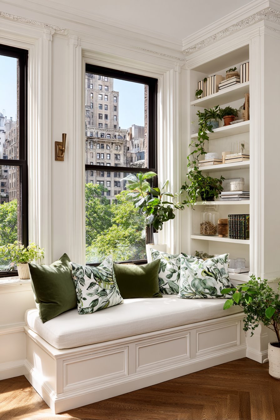 Built-In Window Seat Garden