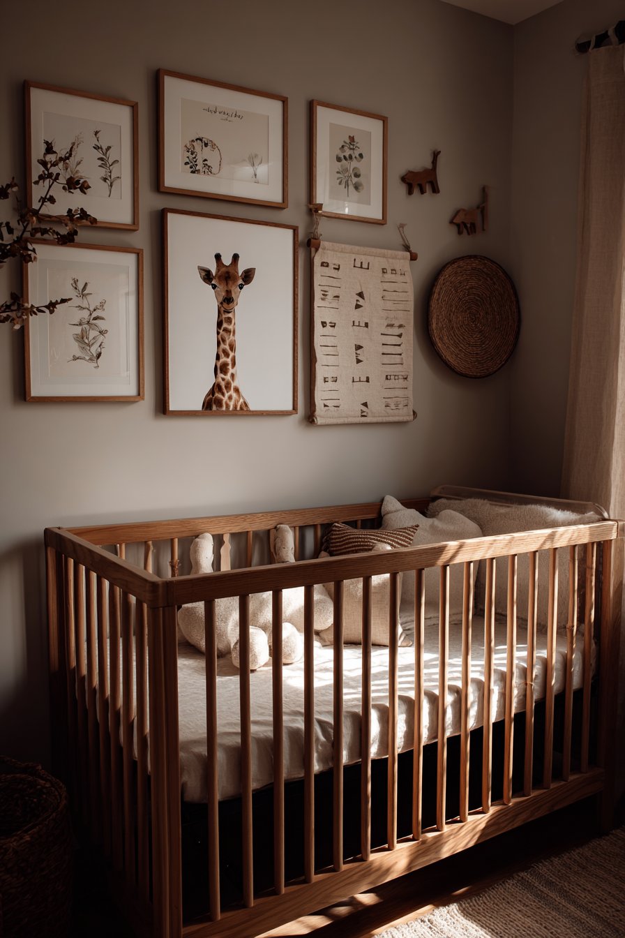 Eclectic Safari Gallery Wall Display