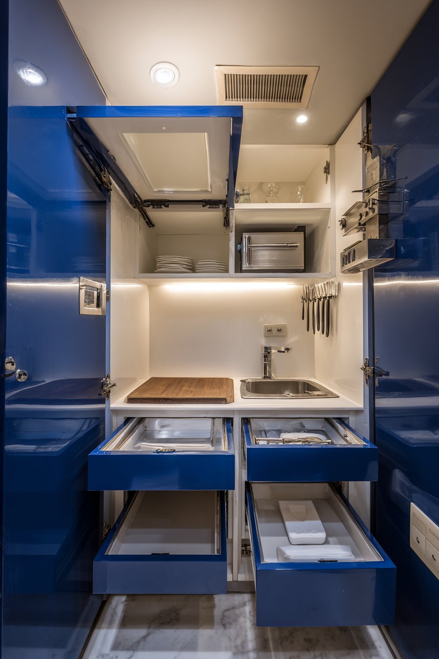 Navy Blue Bold Contrast