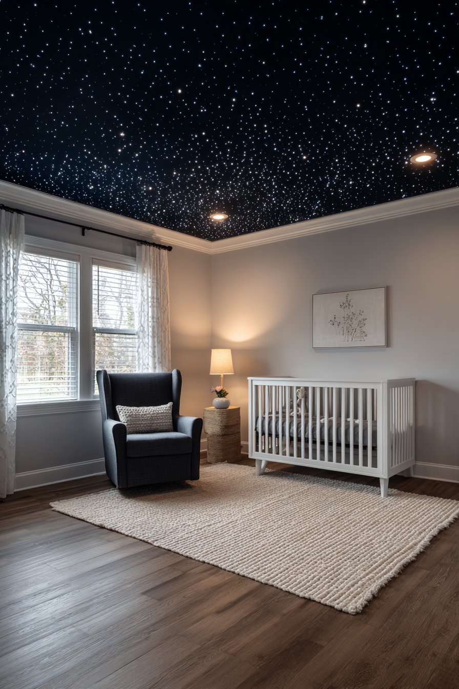 Fiber Optic Starfield Ceiling