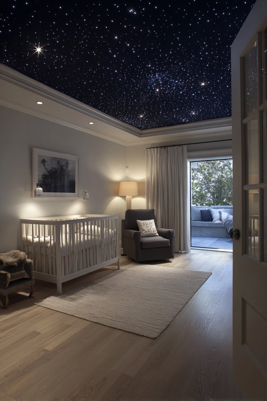 Fiber Optic Starfield Ceiling