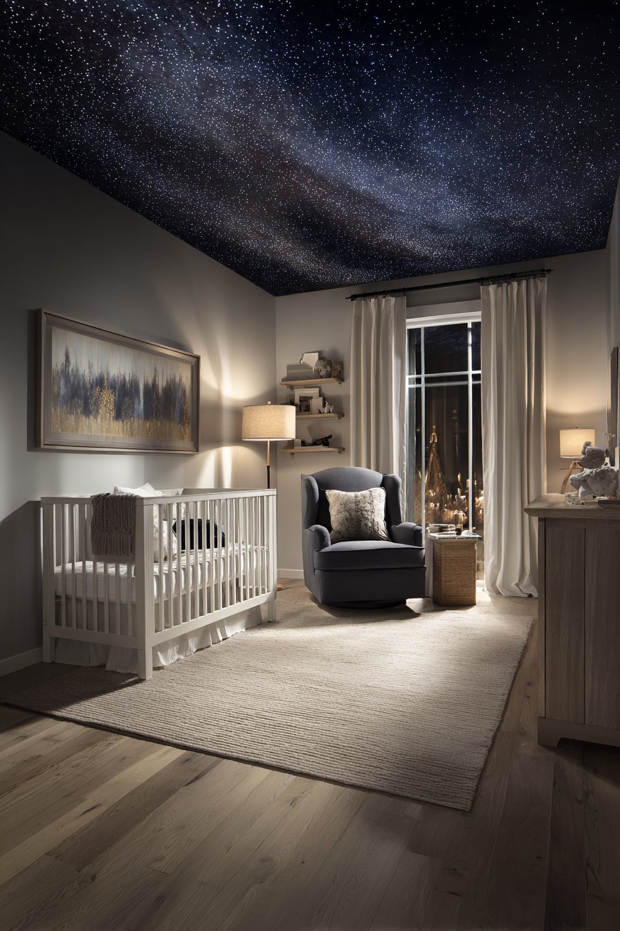 Fiber Optic Starfield Ceiling