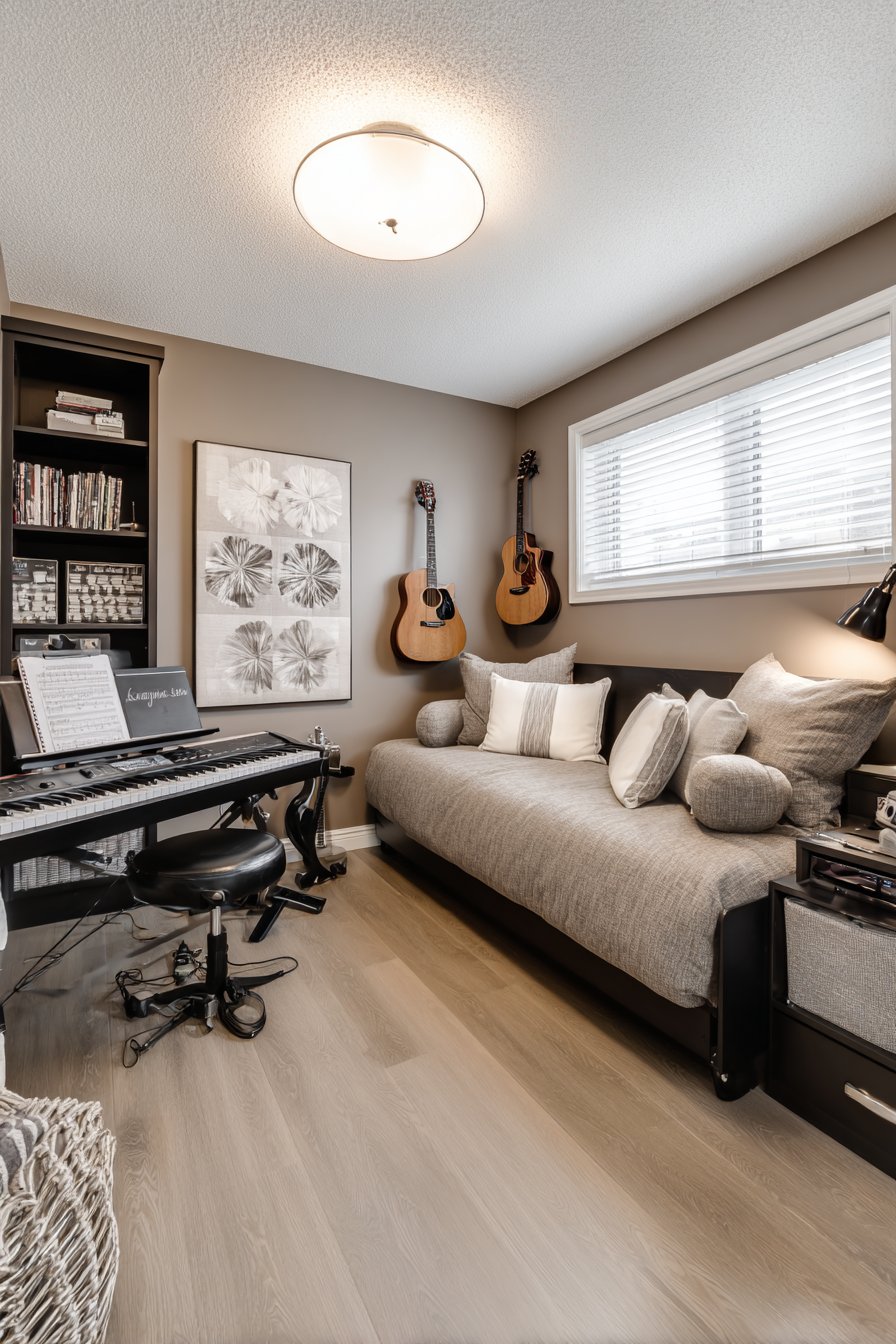 Music Room with Flexible Guest Arrangements