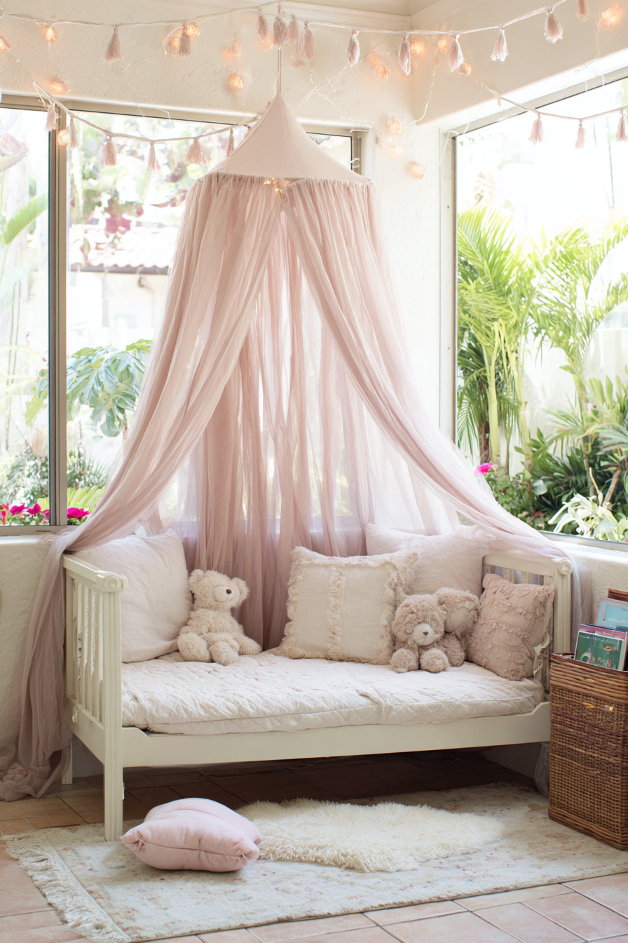 Dreamy Canopy Haven with Layered Textures
