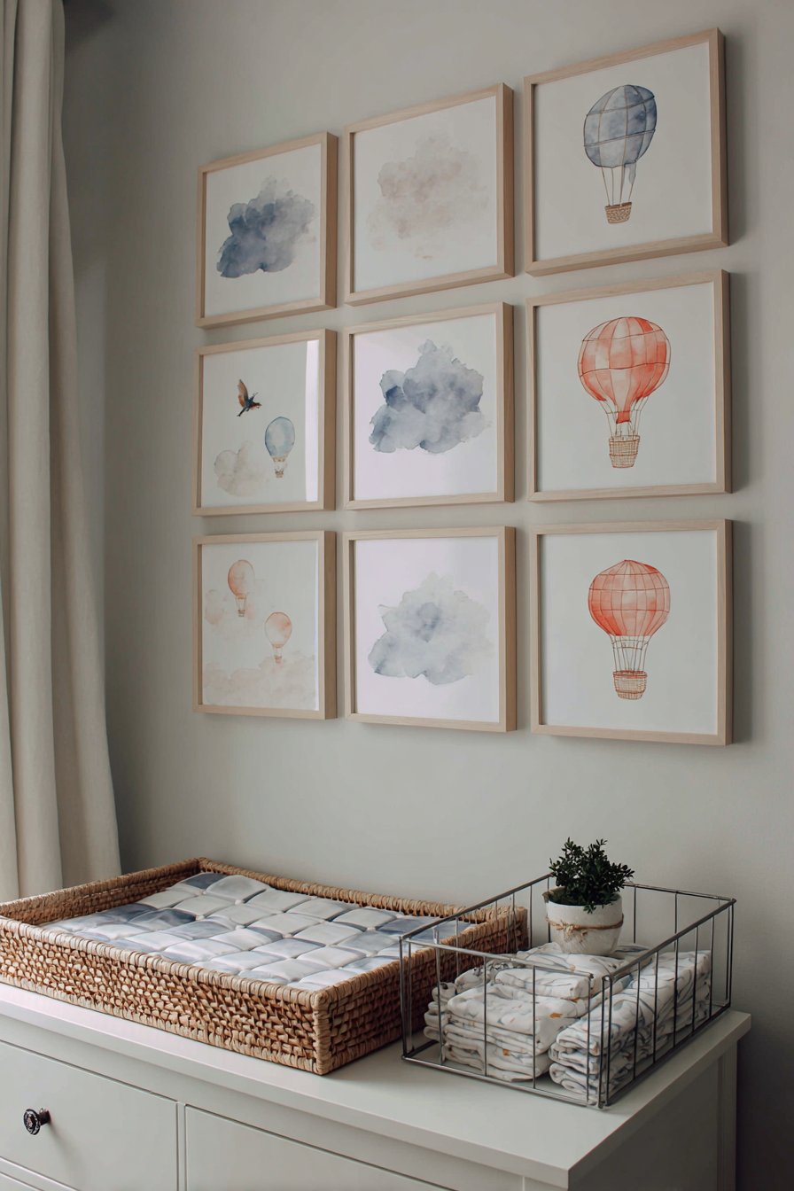 Charming Gallery Wall Display