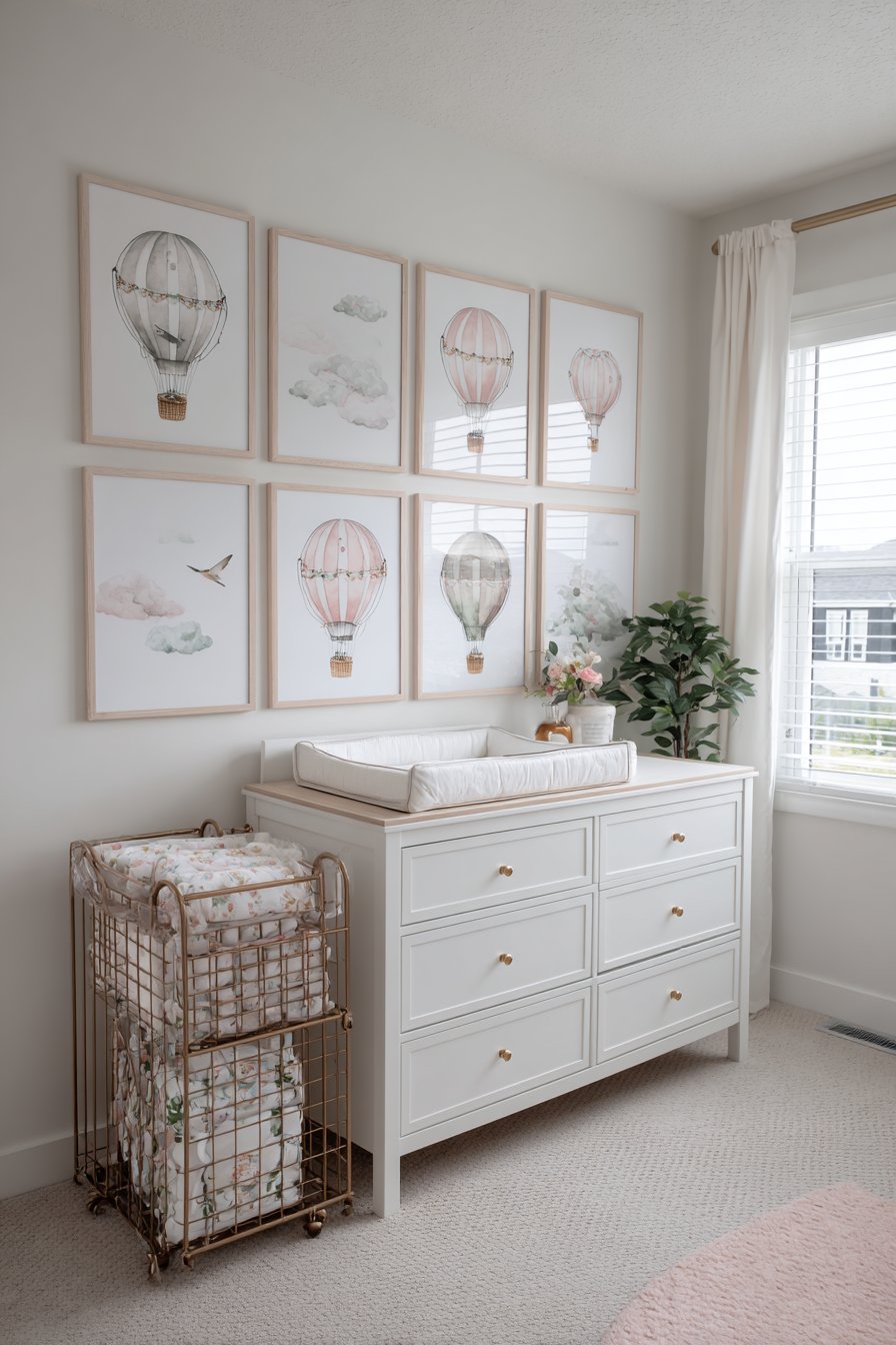 Charming Gallery Wall Display