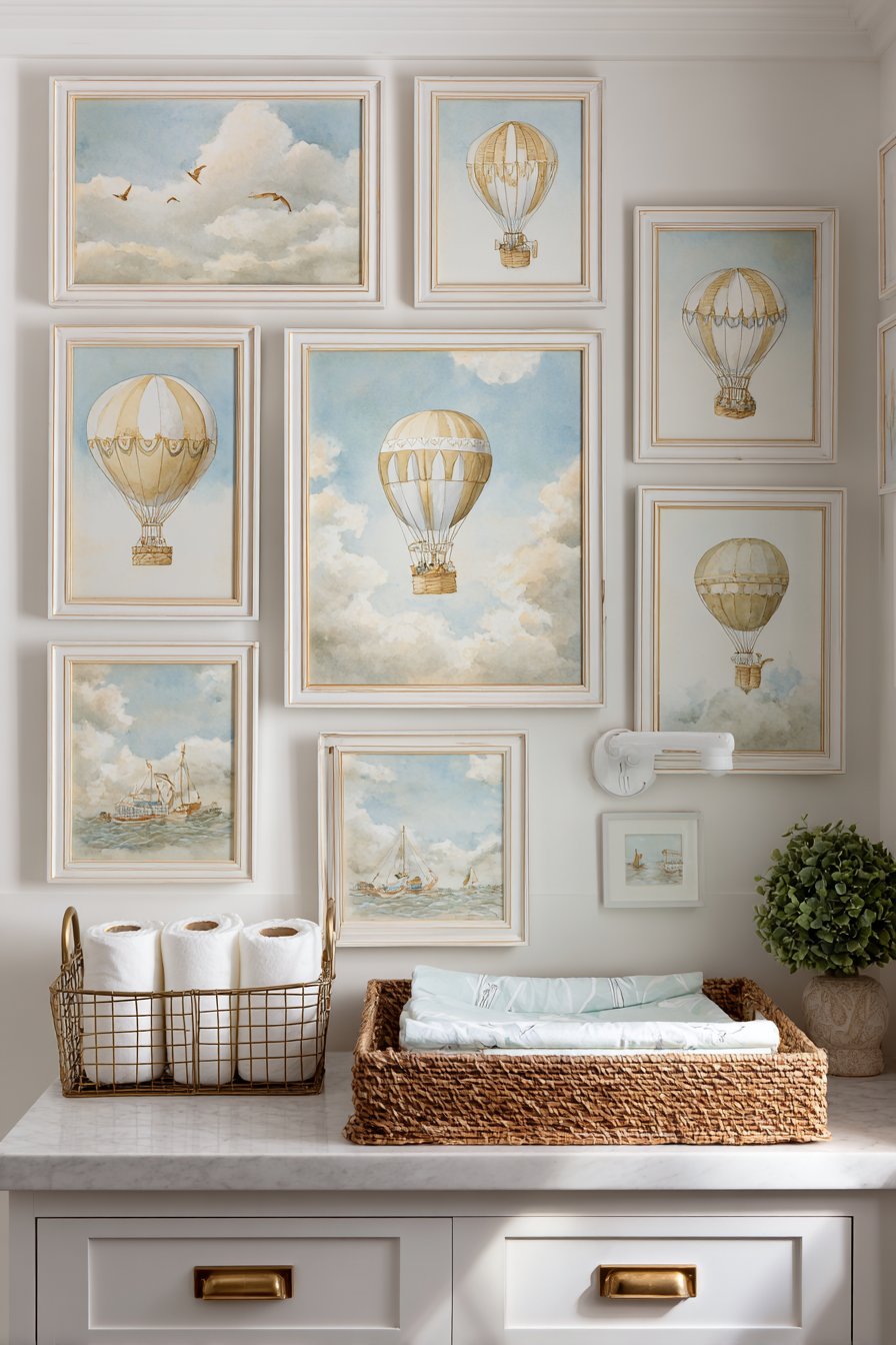 Charming Gallery Wall Display