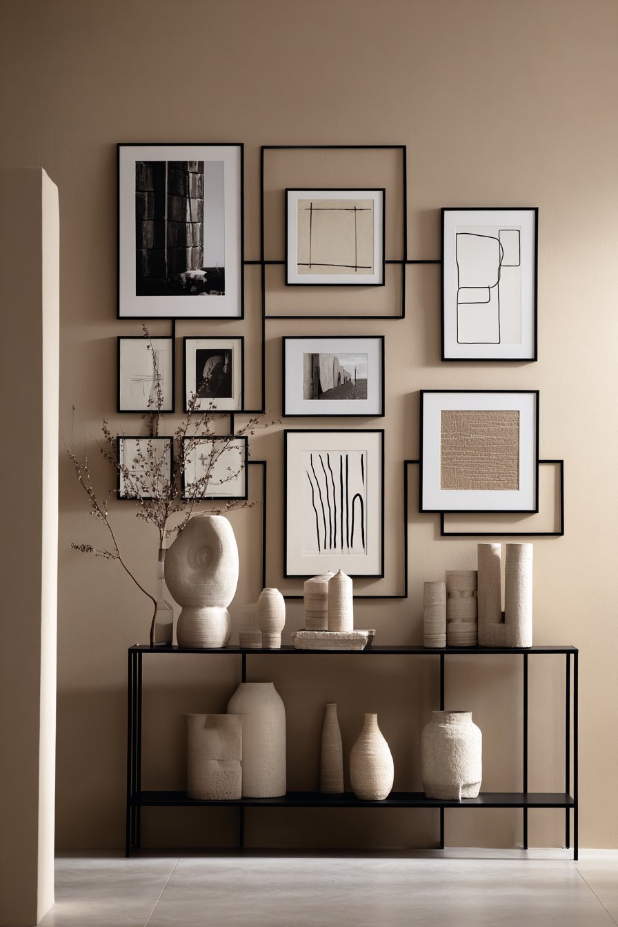 Curated Gallery Wall Display