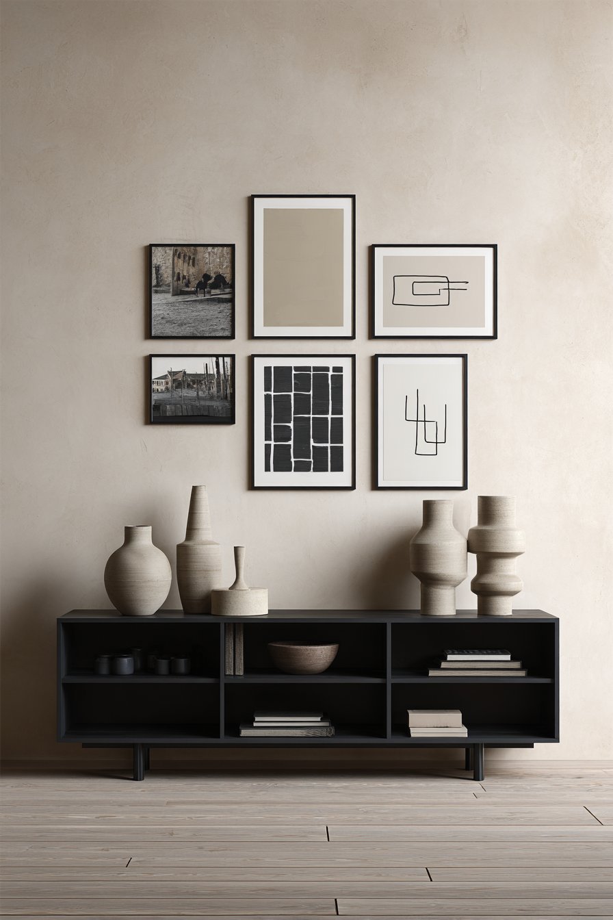 Curated Gallery Wall Display
