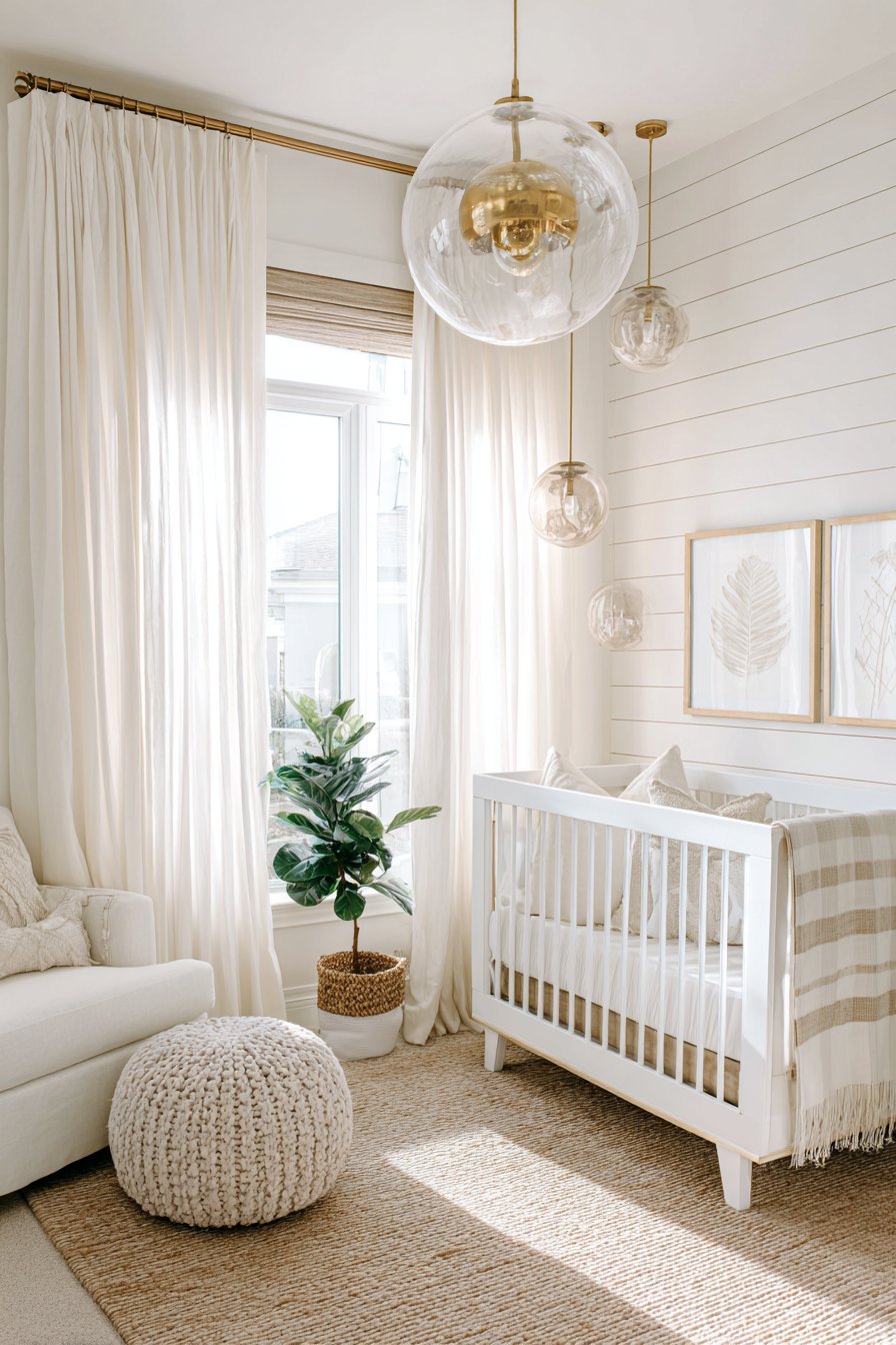 White Shiplap Modern Farmhouse Style